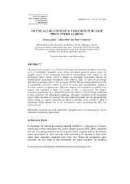 After 1998, malaysian government decided to adopt corporate reform that could enhance the quality of good. Pdf On The Allocation Of Takeover Purchase Price Under Aasb1013 Kieran James Academia Edu