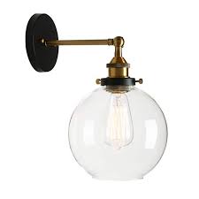 Check spelling or type a new query. Permo Wall Sconce Vintage Industrial 1 Light Rustic Wall Mount Light Fixture With 7 9 Round Clea Wall Mount Light Fixture Wall Mounted Light Glass Wall Lights