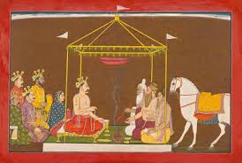 Maharaja Parikshit Ashvamedha Yajna Epic Art Art Sacred Art The real meaning of yajna is the karma towards the benefit of the society. maharaja parikshit ashvamedha yajna