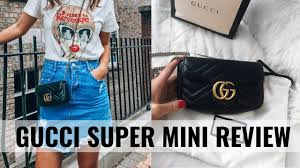 Gucci Marmont Super Mini Review What Fits 6 Ways To Wear It Ciara O Doherty