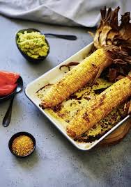 Une Autre Facon De Manger Du Mais En Le Grillant Au Four Mais Grille Recette Aperitif Dinatoire Epis De Mais