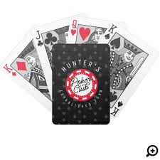 Egyptian ratscrew (ers) card game. Custom Name Poker Club Game Night Black Red Bicycle Playing Cards Moodthology Papery