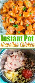 Instant Pot Hawaiian Chicken Is Pineapple Sweet With A Bit Of A Kick Served On Top Pot Recipes Healthy Instant Pot Recipes Chicken Instant Pot Dinner Recipes