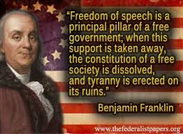 Freedom Of Speech Benjamin Franklin Quotes Historical Quotes Benjamin Franklin