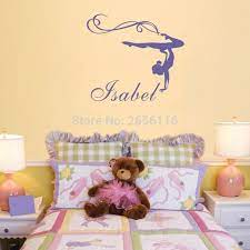 Get your heart rate up in your living room with this fun workout from class fitsugar host anna renderer. Personalized Name Gymnastics Girl Art Mural Stickers Sport Wall Decals For Kids Room Exercise Room Decor Mural Water Sticker Papersticker Cheap Aliexpress