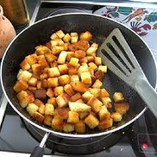 Caesar Salad Croutons Recipe Croutons Homemade Croutons Savory Salads