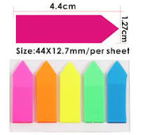 Foska Pet Index Marker 4 5X1 27Cm 5Color 25 Sheets | Buy School & Office  Supplies Online | GTCKSA