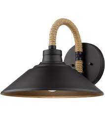 Wall lights are particularly useful in the bathroom, where they can provide necessary lighting around the vanity mirror. Golden Lighting 3318 1w Nb Journey 1 Light 12 Inch Natural Black Wall Sconce Wall Light Damp