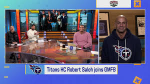 Robert Saleh wakes up with 'GMFB' and reacts to becoming Titans 