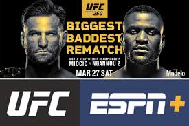 View fight card, video, results, predictions, and news. Heavyweight Championship Rematch Headlines Stacked Ufc 260 Card Techiazi