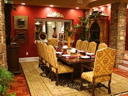 Our design specialists are eager to work with you. Red Dining Room With Old World Style Hgtv