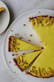 Ginger Mango Cream Tart Recipe Recipe Tart Recipes Mango Cream Recipes