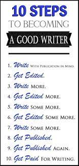 Becoming A Good Writer - Writers Write