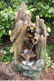 Lieche Polyresin Wasserfall Wasserspiel Garten Gartenbrunnen Wassergarten