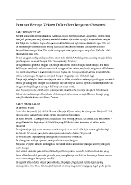 Pembangunan berarti mengurangi ketergantungan negara yang satu dengan negara yang lain dan menciptakan hubungan saling menguntungkan dan saling menghormati (interdependence). Doc Peranan Remaja Kristen Dalam Pembangunan Nasional Adrian Amar Academia Edu