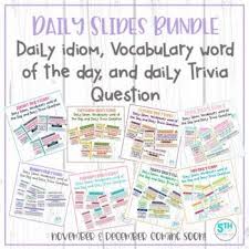 The first one is taking the bing homepage quiz, which you will find in the main page of bing. Growing Bundle Daily Slides All School Year New Vocabulary Words Vocabulary Words Word Relationships