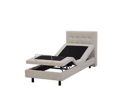 When you play we all win! Polsterbett Leinenoptik Beige Elektrisch Verstellbar 90 X 200 Cm Duke Beliani De