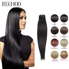 Peruvian Remy Human Hair Weave Straight 100 Human Hair Weaving 1 Bundle Black Brown Blonde 20 22 24 Inc Weave Hairstyles Remy Human Hair Weave Brown To Blonde