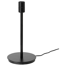 skaftet pied de lampe de table noir 30 cm ikea