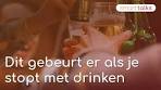 Wat gebeurt er als je stopt met drinken? | SMART TALKS 1 - YouTube