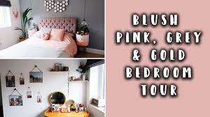 Check spelling or type a new query. Bedroom Makeover Tour Blush Pink Gold Grey Bedroom Youtube