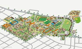 Scu barely has room for the buildings it already has, and is working on buying up neighboring properties in order to expand. Santa Clara University Campus Map Illustration On Behance