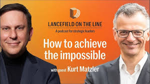 Professors Marco Bertini and Oded Koenigsberg talking to me about 'The Ends  Game'