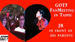 Beli koleksi fans got7 online lengkap edisi & harga terbaru october 2021 di tokopedia! 170106 Got7 Fanmeeting In Taipei Jb In Front Of His Parents Youtube