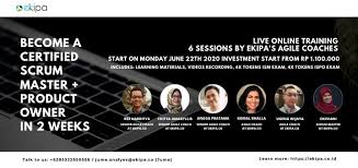 Zostaw suba, dzwoneczek, łapkę w górę i napisz w komentarzu kogo z ekipy lubisz najbardziej Jual Tiket Become A Certified Scrum Master Product Owner In 2 Weeks By Ekipa Batch 3 Loket Com