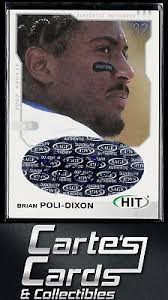 Brian Poli-Dixon 2002 SAGE HIT #H42 Autographs Silver UCLA Bruins
