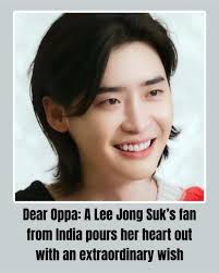 2021.03.24 #PinkVilla #Article] [Dear Oppa: A Lee Jong Suk fan from India  pours her heart out with an extraordinary wish] ❤️ In the latest edition of  Dear Oppa, Miyari from India dedicates