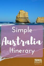 Simple Australia Itinerary Ideas For Planning Your Vacation To Australia Explore The Highlights Like Sydney Melbourne Uluru And The Great Barrier Reef Au