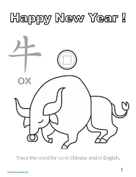Check spelling or type a new query. Coloring Sheet For Year Of The Ox Chinese New Year Kids Chinese New Year Activities Year Of The Ox