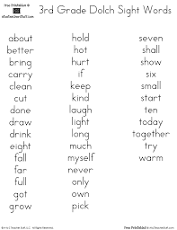 Teaching 6th grade spelling words is fun with spellingcity! 6th Grade Sight Words Printable 6th Grade Vocabulary Fun See Read Learn Sight Words Iii Welcome To The Blog