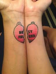 Designs such as a heart pierced with arrows expressive deep feelings of love and several elements can be incorporated with the tattoos for a richer expression. 62 Best Friends Tattoos For Men