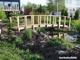 Pond Bridge How To Build A Garden Bridge Or Arched Footbridge Garden Bridge Backyard Bridges Pond Bridge