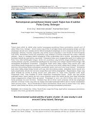 Pdf Kemampanan Persekitaran Klaster Sawit Kajian Kes Di Sekitar Pulau Carey Selangor Environmental Sustainability Of Palm Cluster A Case Study In And Around Carey Island Selangor