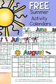 Summer Gross Motor Planning Printable Summer Activity Calendars Pink Oatmeal Free Summer Activities Summer Activities Summer Camp Activities