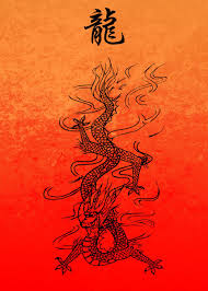 One of the most important symbols in japanese culture is the dragon. Japanese Art Dragon Group Poster By Digital Space Displate