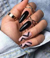 •venta de material para uñas acrilicas •venta de esmalte en gel •aplicacion de uñas acrilicas &. Unas Acrilicas Negras Gold Glitter Nails Shiny Nails Designs Silver Glitter Nails