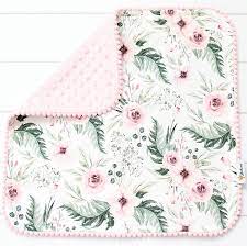 Boho Floral Personalized Blanket Blossom Garden Stroller Etsy Floral Baby Blanket Baby Girl Blankets Baby Sewing Projects