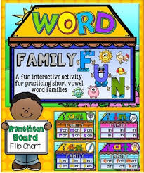 Short Vowels Word Families House Fun Promethean Flip Chart Wipe Off Mats
