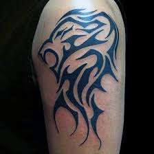 40 Tribal Lion Tattoo Designs For Men Mighty Feline Ink Ideas 40 Tribal Lion Tattoo Designs For Men In 2020 Tribal Tattoos Lion Tattoo Design Tribal Lion Tattoo