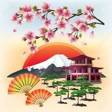 Ebbene si, sono arrivati i bonsai volanti. Japanese Background With Sakura Blossom Japanese Cherry Tree Royalty Free Cliparts Vectors And Stock Illustration Image 41175738