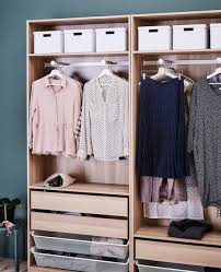 Store Winter Clothes And Sports Equipment Shallow Closet Ideas Shallow Closet Organizer Wardrobe Organisation