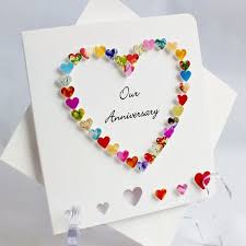Create a blank anniversary card. Handmade 3d Anniversary Card Our Anniversary On By Cardsbygaynor Wedding Anniversary Cards Happy Anniversary Cards Happy Anniversary Wishes