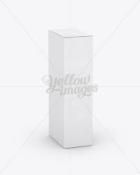Download White Paper Box Mockup 70 Angle Front View High Angle Shot In Box Mockups On Yellow Images Object Mockups