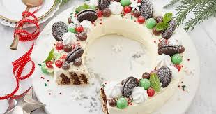 Easy Choc Ripple Wreath Recipe Christmas Recipes Easy Xmas Food Christmas Cooking