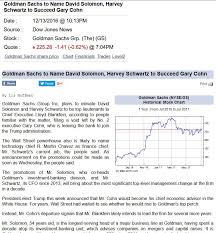 Goldman Sachs John Blondel Presents David Solomon Harvey