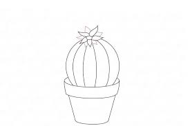 Here presented 53+ cute cactus drawing images for free to download, print or share. Cactus Drawing Simple Easy Realistic And With Flower